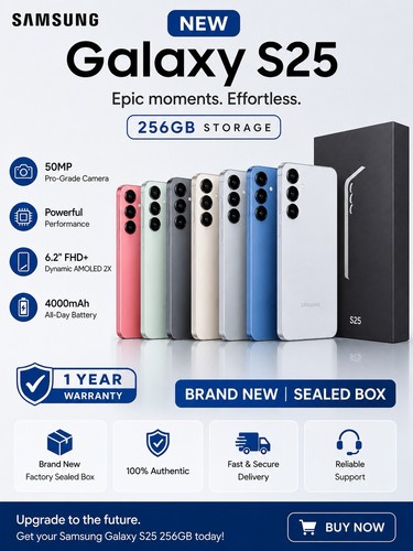 Samsung galaxy s25 - s25, 256gb
